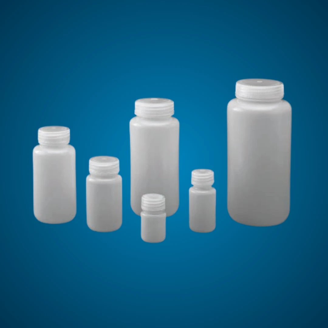 Reagent Bottles (Wide Mouth) - HDPE
