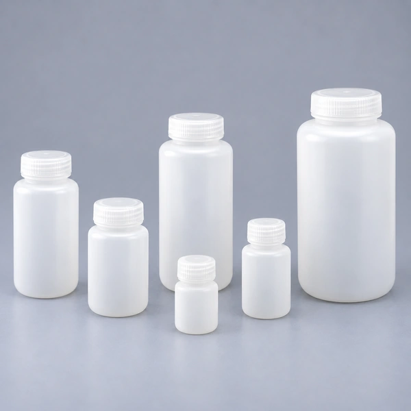 Reagent Bottles (Wide Mouth) - HDPE